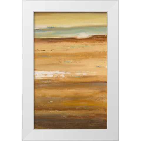 Sunrise I White Modern Wood Framed Art Print by Pinto, Patricia