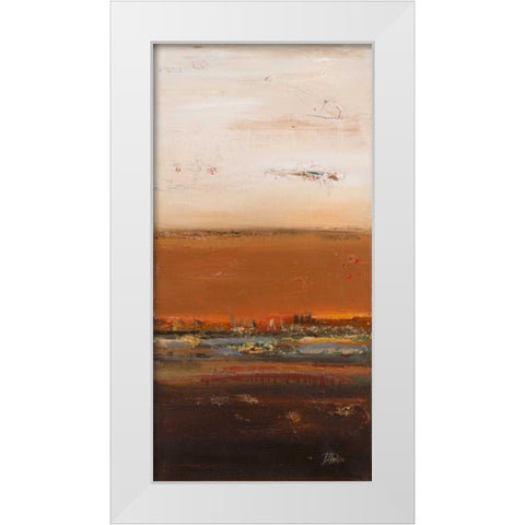 Night is Coming II White Modern Wood Framed Art Print by Pinto, Patricia