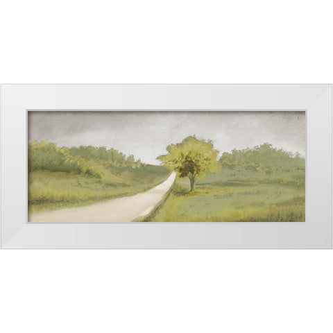 A Place Of Passing Time White Modern Wood Framed Art Print by Marcon, Michael