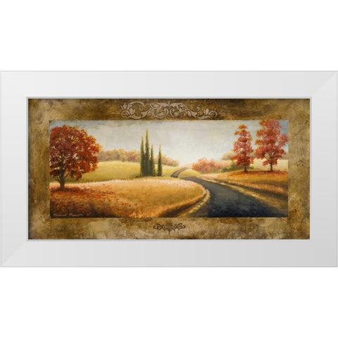 A Place of Passing Time II White Modern Wood Framed Art Print by Marcon, Michael