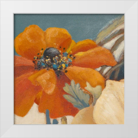 In Full Bloom I White Modern Wood Framed Art Print by Loreth, Lanie