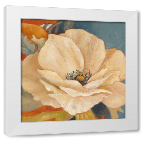 In Full Bloom II White Modern Wood Framed Art Print by Loreth, Lanie