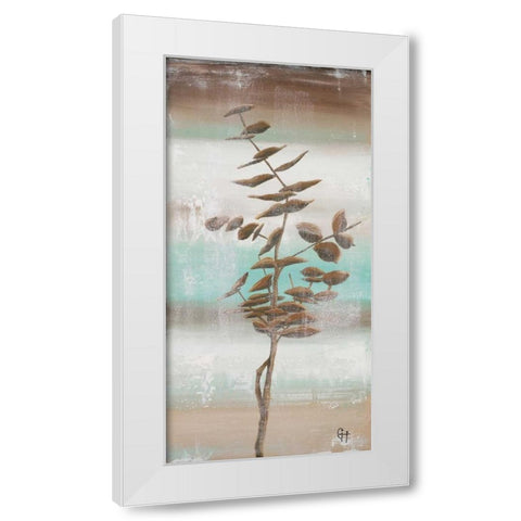 Winter Beach II White Modern Wood Framed Art Print by Hakimipour-Ritter