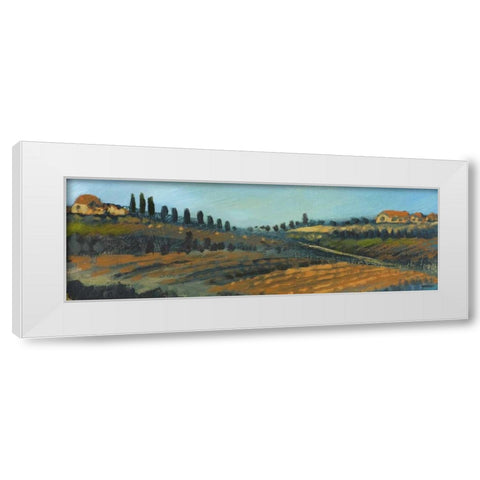 Italy I White Modern Wood Framed Art Print by Kingsley