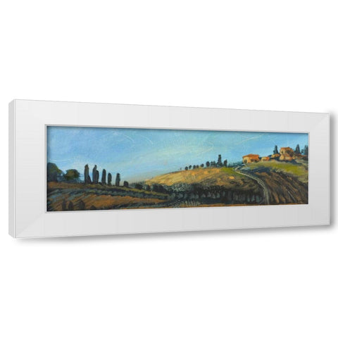 Italy II White Modern Wood Framed Art Print by Kingsley
