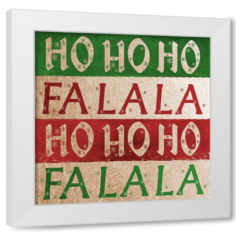 Holiday Sayings White Modern Wood Framed Art Print by Pinto, Patricia