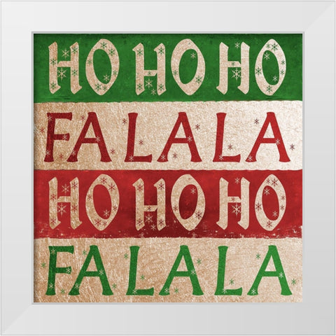 Holiday Sayings White Modern Wood Framed Art Print by Pinto, Patricia