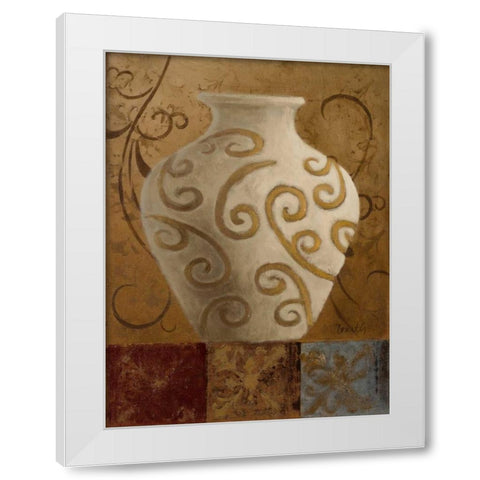 Elegant Vessel I White Modern Wood Framed Art Print by Loreth, Lanie