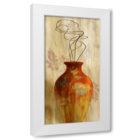 Fall Vessel I White Modern Wood Framed Art Print by Loreth, Lanie