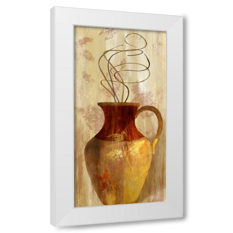 Fall Vessel II White Modern Wood Framed Art Print by Loreth, Lanie