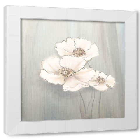 White Plantation I White Modern Wood Framed Art Print by Pinto, Patricia