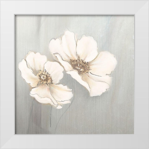 White Plantation II White Modern Wood Framed Art Print by Pinto, Patricia