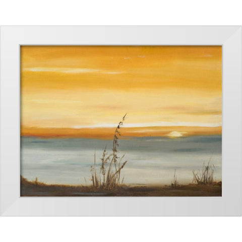 Early Morning I White Modern Wood Framed Art Print by Arenas, Nelly