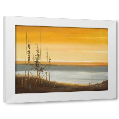 Early Morning II White Modern Wood Framed Art Print by Arenas, Nelly