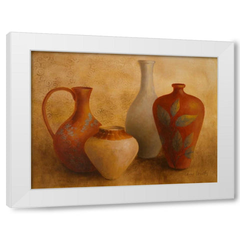 Decorative Vessel Still Life II White Modern Wood Framed Art Print by Loreth, Lanie