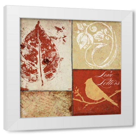 Reflecting I White Modern Wood Framed Art Print by Pinto, Patricia