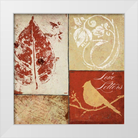 Reflecting I White Modern Wood Framed Art Print by Pinto, Patricia