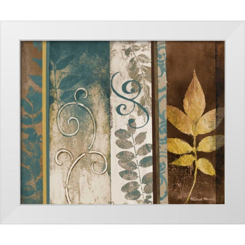 October Day I White Modern Wood Framed Art Print by Marcon, Michael
