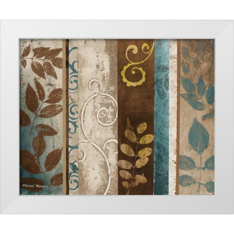 October Day II White Modern Wood Framed Art Print by Marcon, Michael