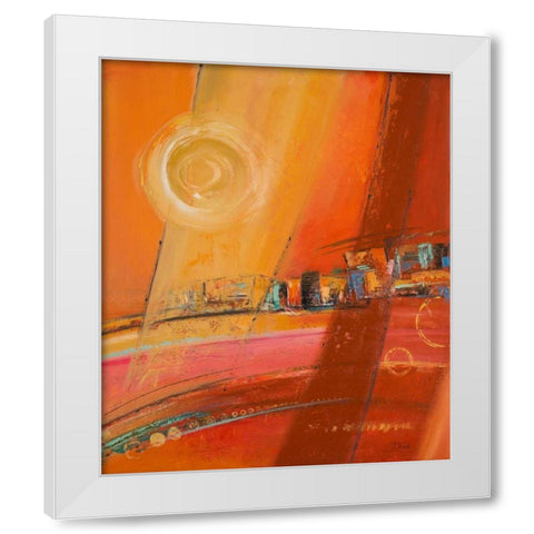 Sky of Many Suns I White Modern Wood Framed Art Print by Pinto, Patricia