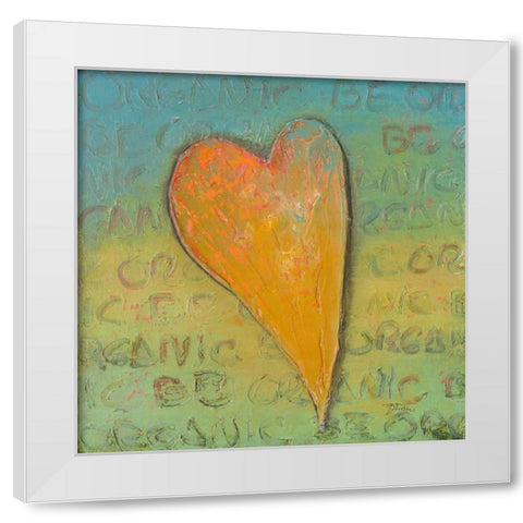 Be Organic I White Modern Wood Framed Art Print by Pinto, Patricia