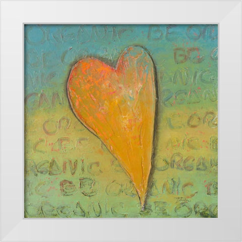 Be Organic I White Modern Wood Framed Art Print by Pinto, Patricia