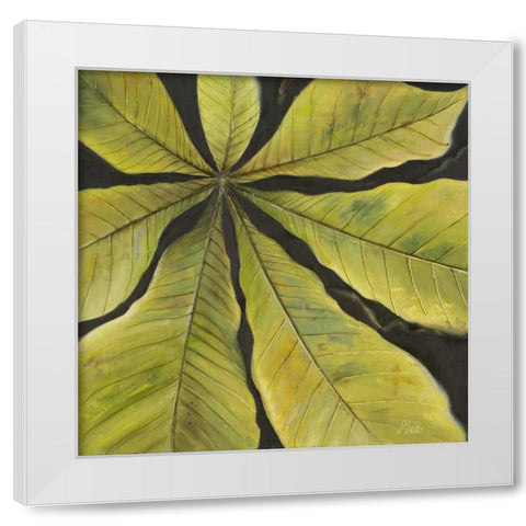 Evergreen II White Modern Wood Framed Art Print by Pinto, Patricia