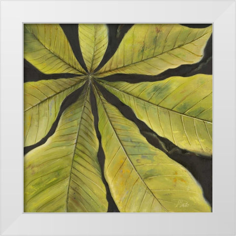 Evergreen II White Modern Wood Framed Art Print by Pinto, Patricia