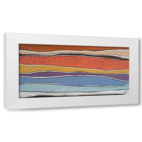 New Trends I White Modern Wood Framed Art Print by Pinto, Patricia