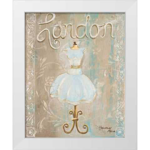 Window Shopping II White Modern Wood Framed Art Print by Hakimipour-Ritter