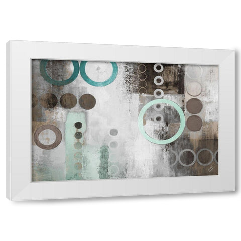 Mint Liberated White Modern Wood Framed Art Print by Marcon, Michael