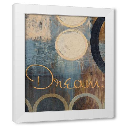 Dream White Modern Wood Framed Art Print by Marcon, Michael