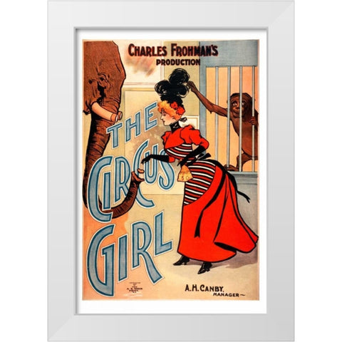 Floral Simplicity I White Modern Wood Framed Art Print by Pinto, Patricia