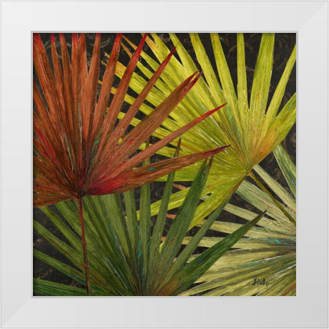 New Organic II White Modern Wood Framed Art Print by Pinto, Patricia