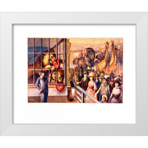 Single Leaf I White Modern Wood Framed Art Print by Marcon, Michael