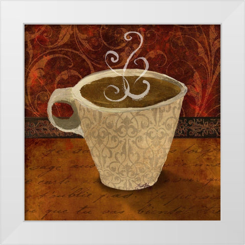 Cafe II White Modern Wood Framed Art Print by Medley, Elizabeth