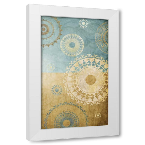 Botanical Changes I White Modern Wood Framed Art Print by Marcon, Michael