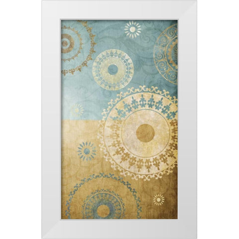 Botanical Changes I White Modern Wood Framed Art Print by Marcon, Michael