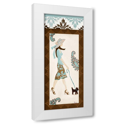 Trendsetter II White Modern Wood Framed Art Print by Ritter, Gina