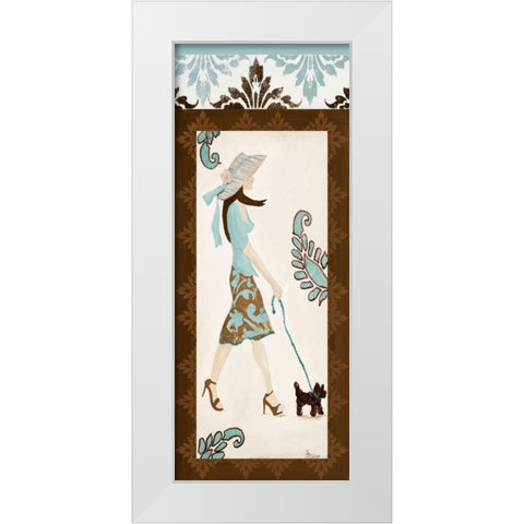 Trendsetter II White Modern Wood Framed Art Print by Ritter, Gina