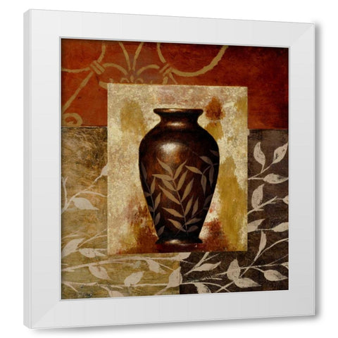A Familiar Vessel I White Modern Wood Framed Art Print by Marcon, Michael