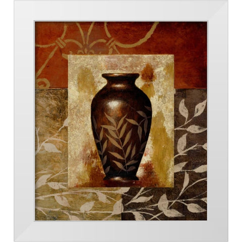 A Familiar Vessel I White Modern Wood Framed Art Print by Marcon, Michael
