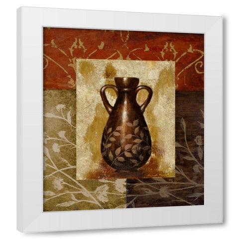 A Familiar Vessel II White Modern Wood Framed Art Print by Marcon, Michael