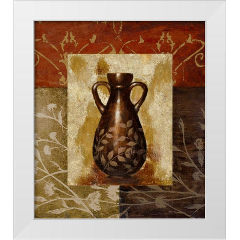 A Familiar Vessel II White Modern Wood Framed Art Print by Marcon, Michael