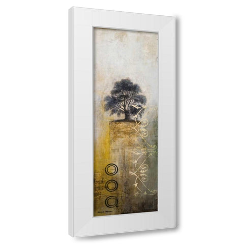 Silent Tree I White Modern Wood Framed Art Print by Marcon, Michael