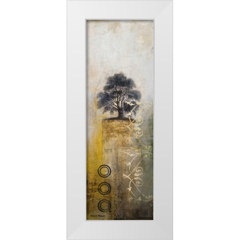 Silent Tree I White Modern Wood Framed Art Print by Marcon, Michael