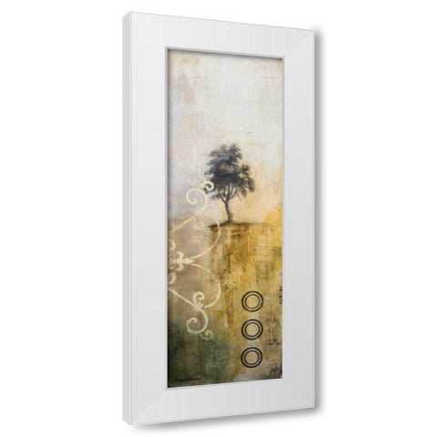 Silent Tree II White Modern Wood Framed Art Print by Marcon, Michael