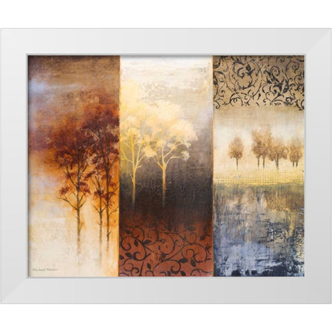 Lost in Trees I White Modern Wood Framed Art Print by Marcon, Michael