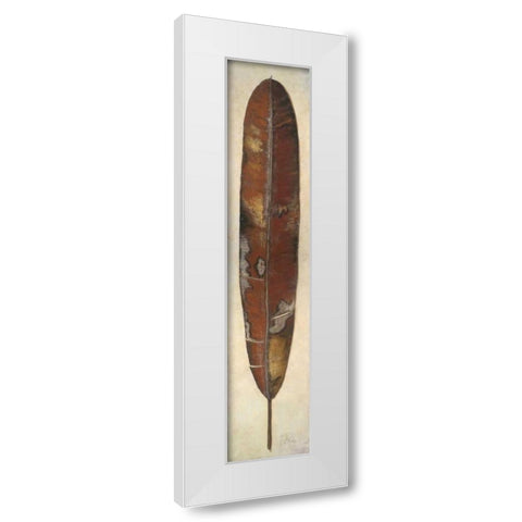 Bird of Paradise II White Modern Wood Framed Art Print by Pinto, Patricia