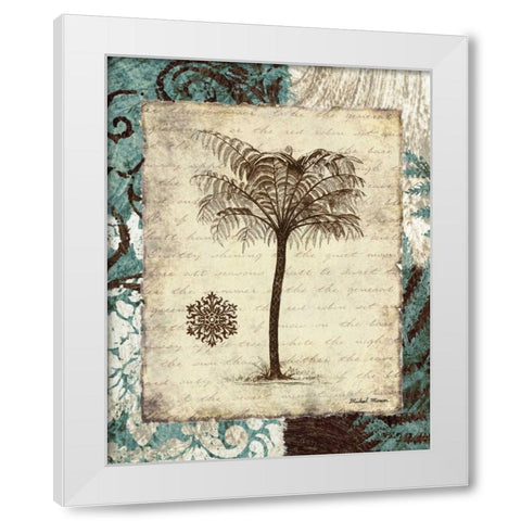 Secret Fern IV White Modern Wood Framed Art Print by Marcon, Michael